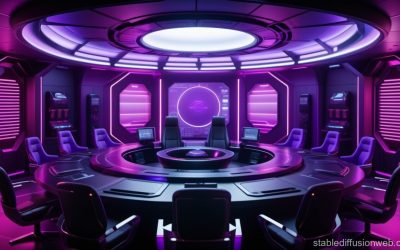 Holographic Elements in Interior Design