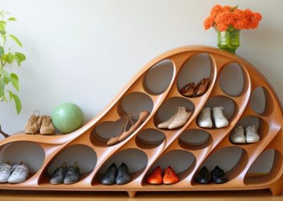 From Chaos to Chic: 10+ Stylish Shoe Cabinet Designs #2