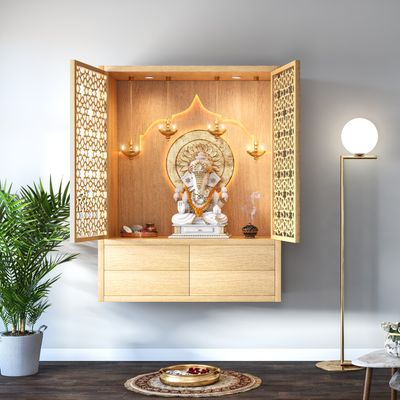 Space-Saving Small Pooja Room Designs for Apartments