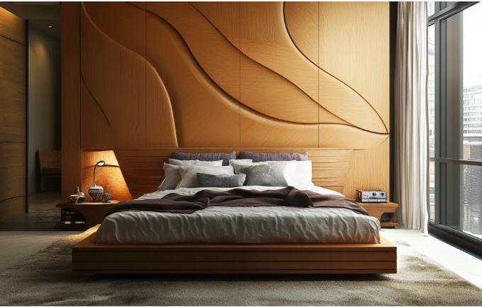 Sculptural-Bedroom-Headboard-Design