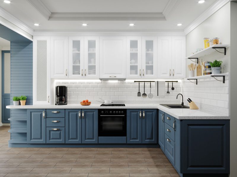 Timeless Blue with Silver and Pearl