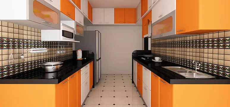 Galley Modular Kitchen Design