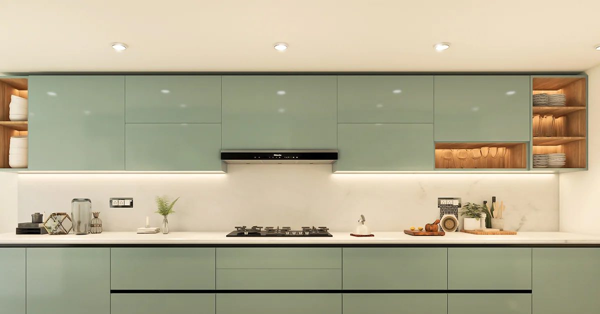 Straight Modular Kitchen Design