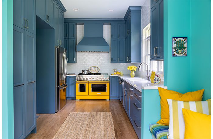 Teal And Yellow