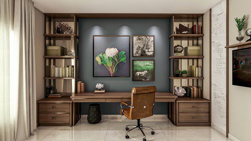 A Contemporary Study Room Style