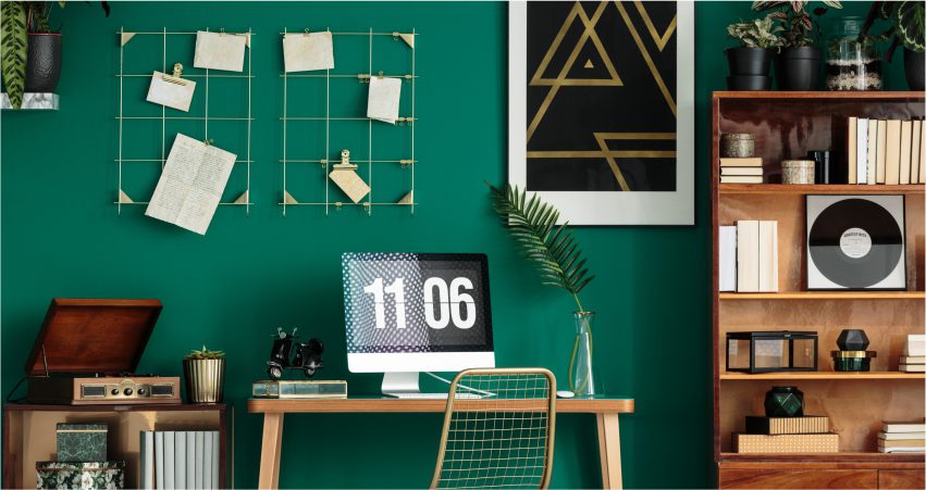 Cedar Green and Coffee Brown