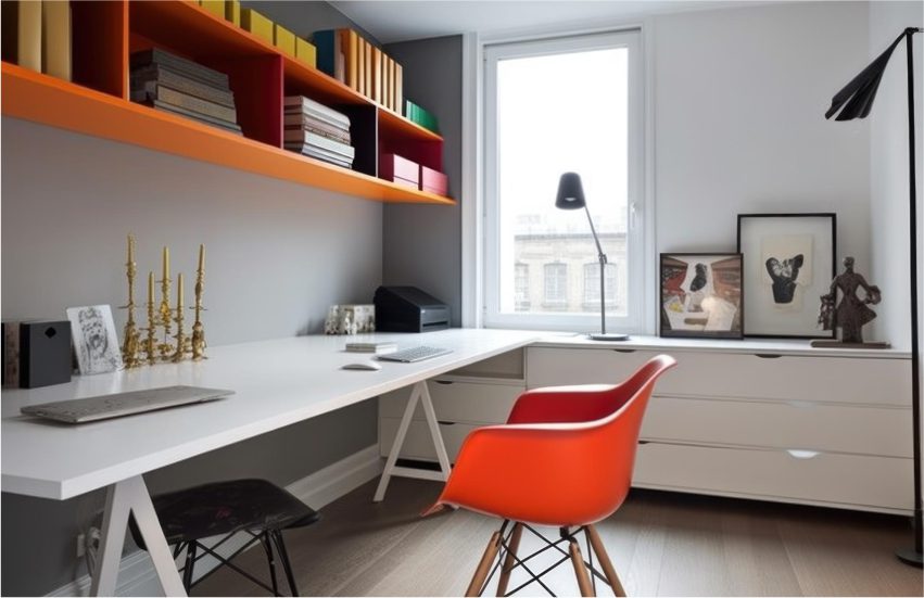 Creative Workstations Vibrant Desks for Artistic Careers