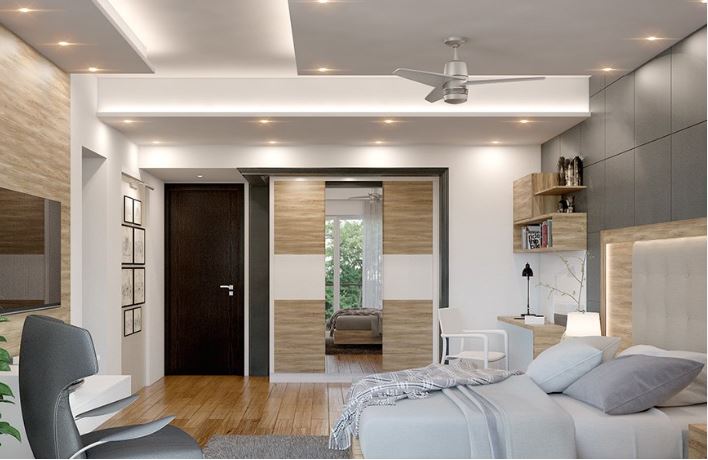 Layered-Modern-Bedroom-Ceiling-Designs.