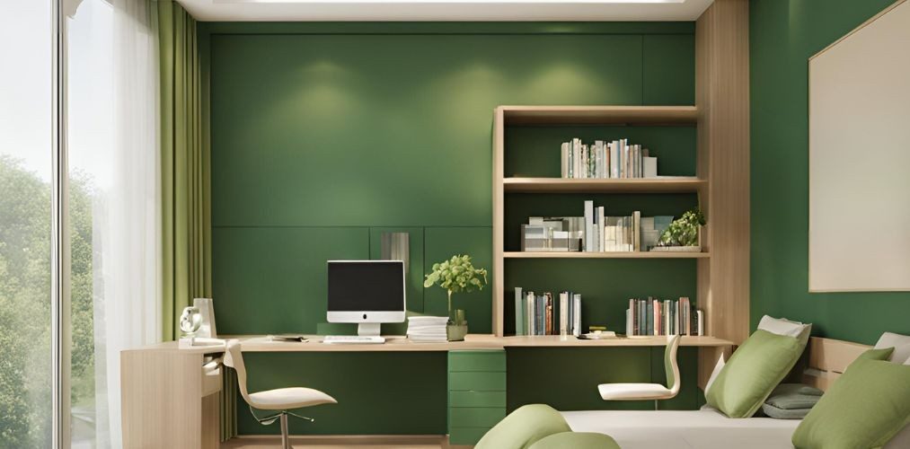 Soft Green and Beige