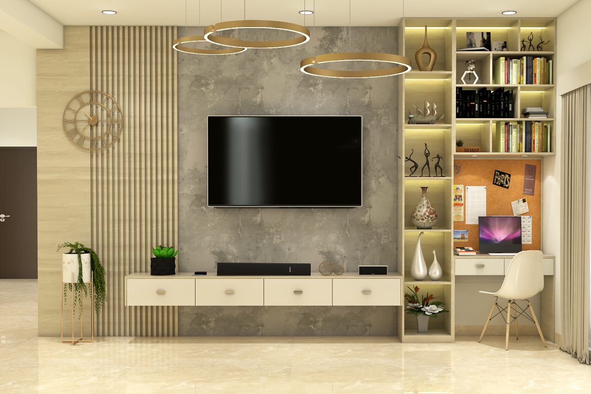 TV Units with Integrated Study or Work Areas