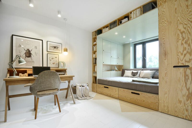 Upper West-Inspired Study Room
